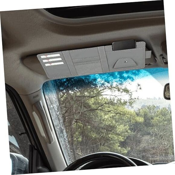 Visor Organizer for Visor Card Holder Easy to Use Store for Cars Modern Design - Picture 4 of 7
